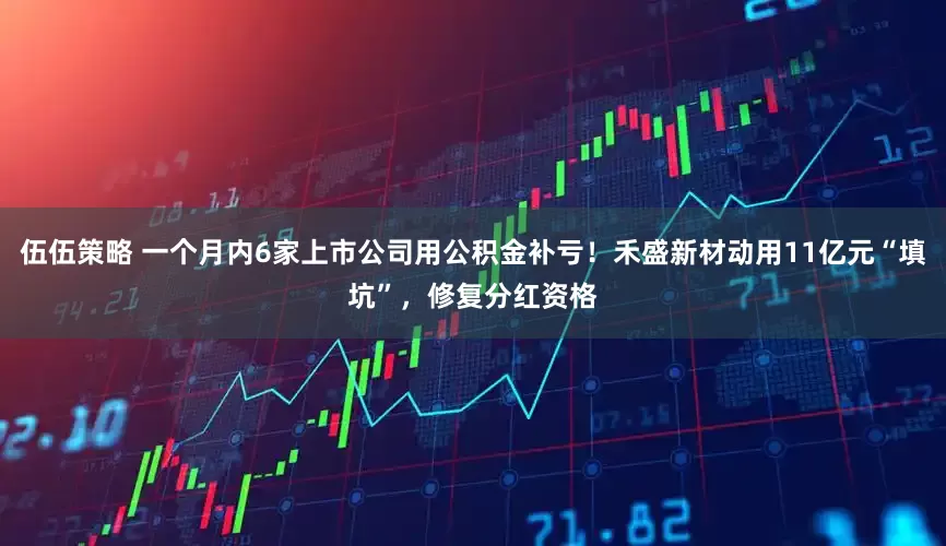 伍伍策略 一个月内6家上市公司用公积金补亏！禾盛新材动用11亿元“填坑”，修复分红资格