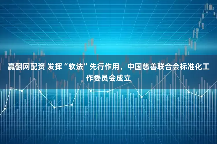 赢翻网配资 发挥“软法”先行作用，中国慈善联合会标准化工作委员会成立