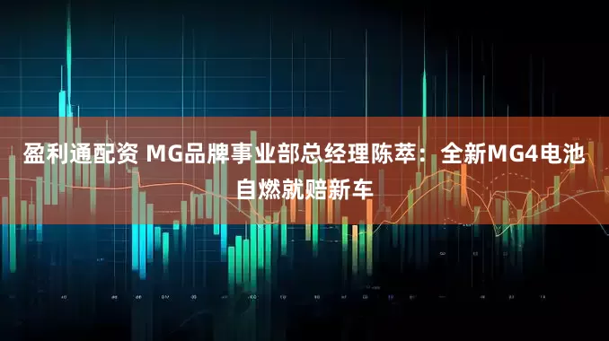 盈利通配资 MG品牌事业部总经理陈萃：全新MG4电池自燃就赔新车