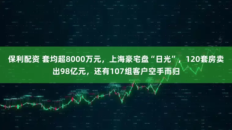 保利配资 套均超8000万元，上海豪宅盘“日光”，120套房卖出98亿元，还有107组客户空手而归